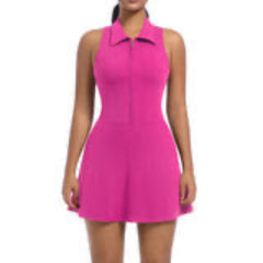 Ultra-Soft Half Zipper Dress