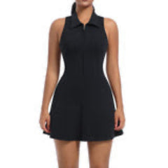 Ultra-Soft Half Zipper Dress