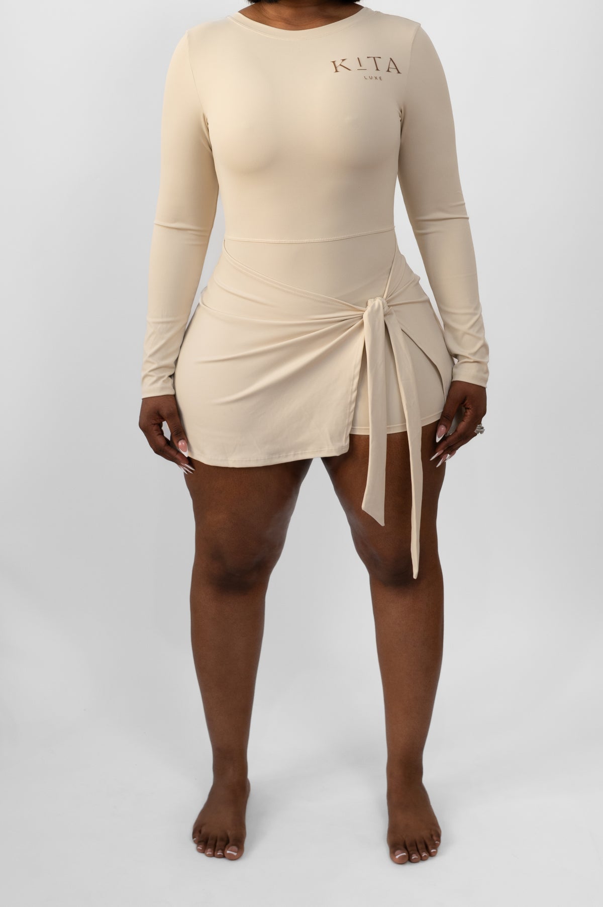 Backless Illusion Tennis Dress