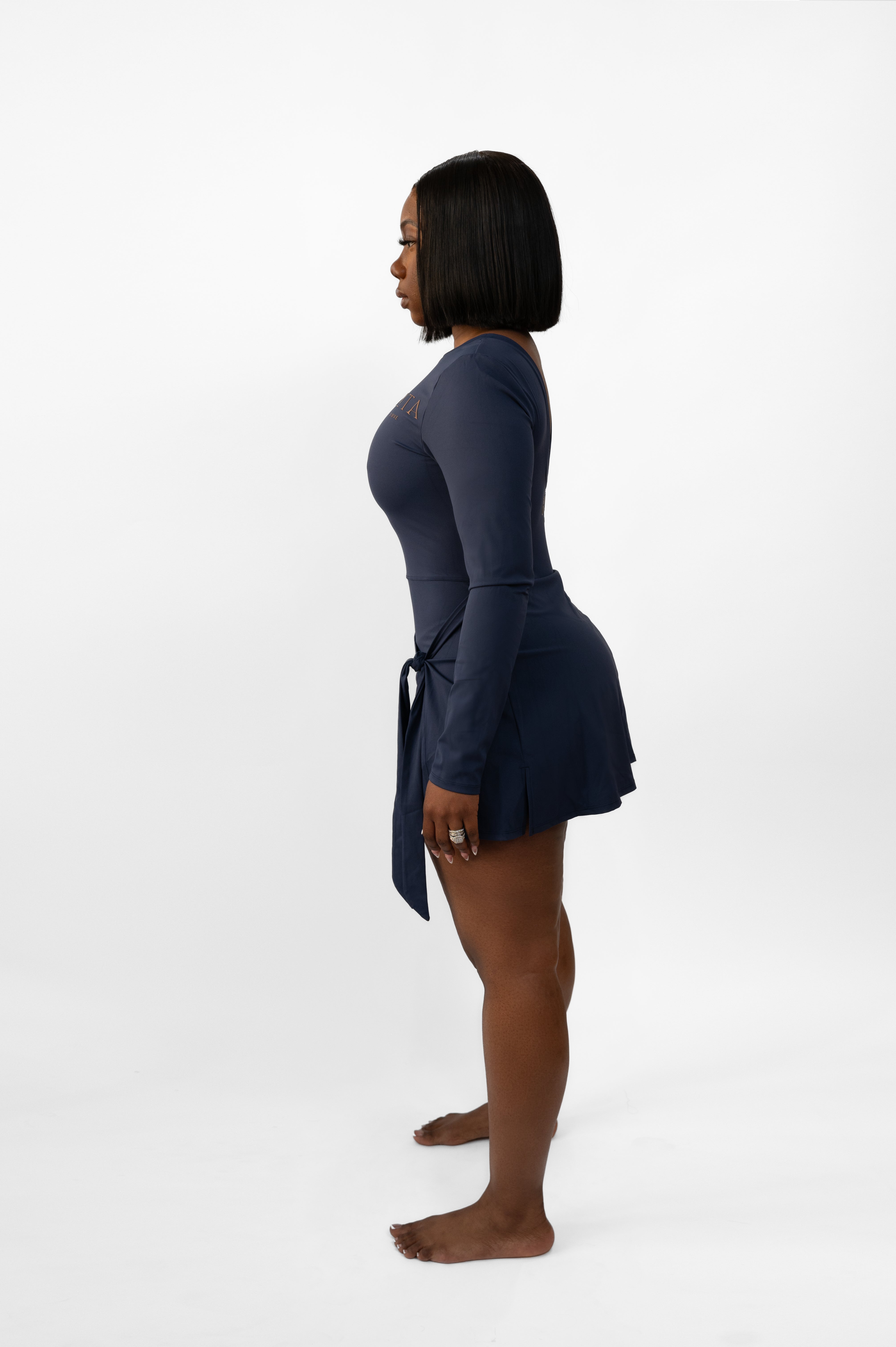 Backless Illusion Tennis Dress