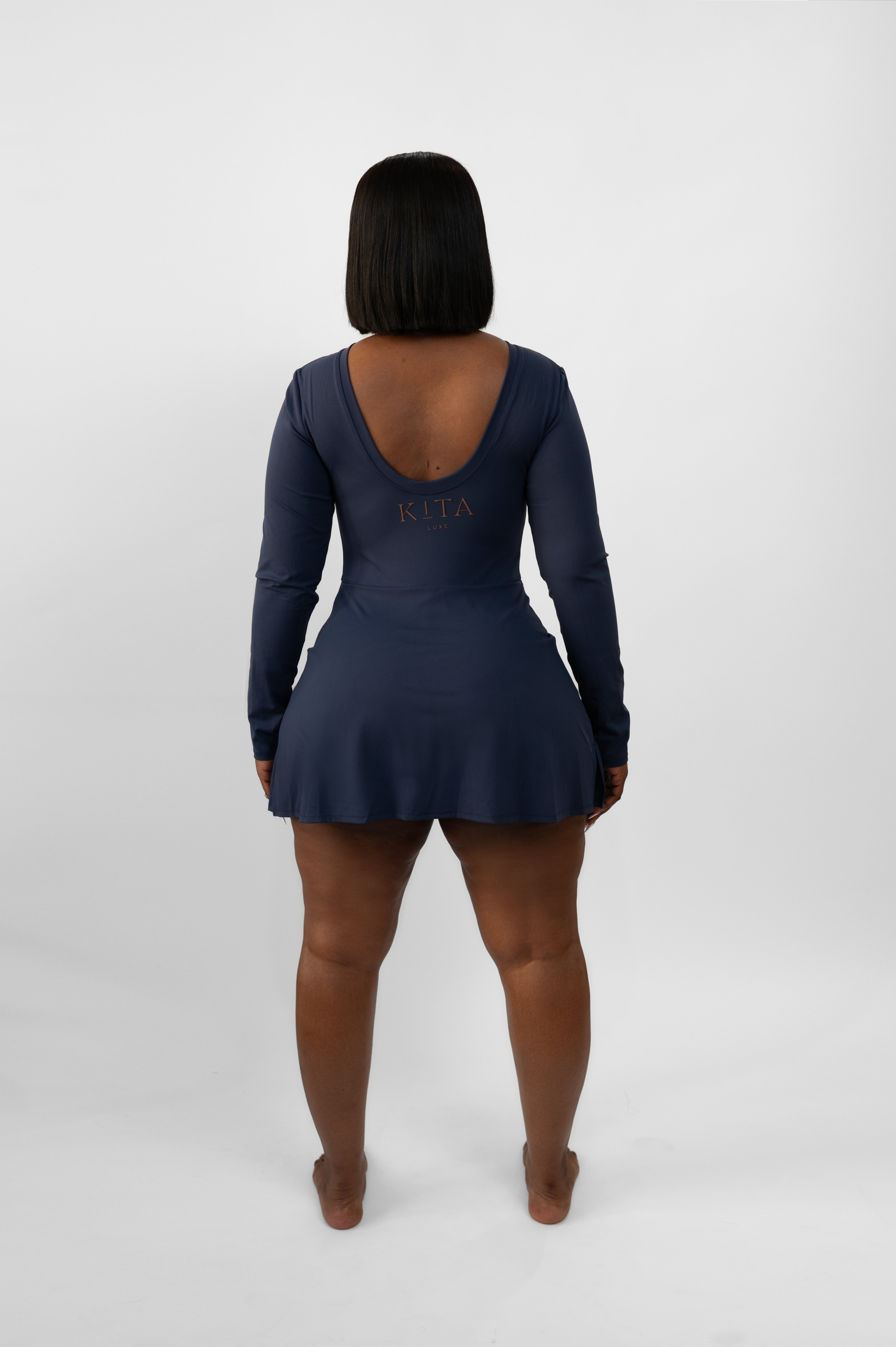 Backless Illusion Tennis Dress