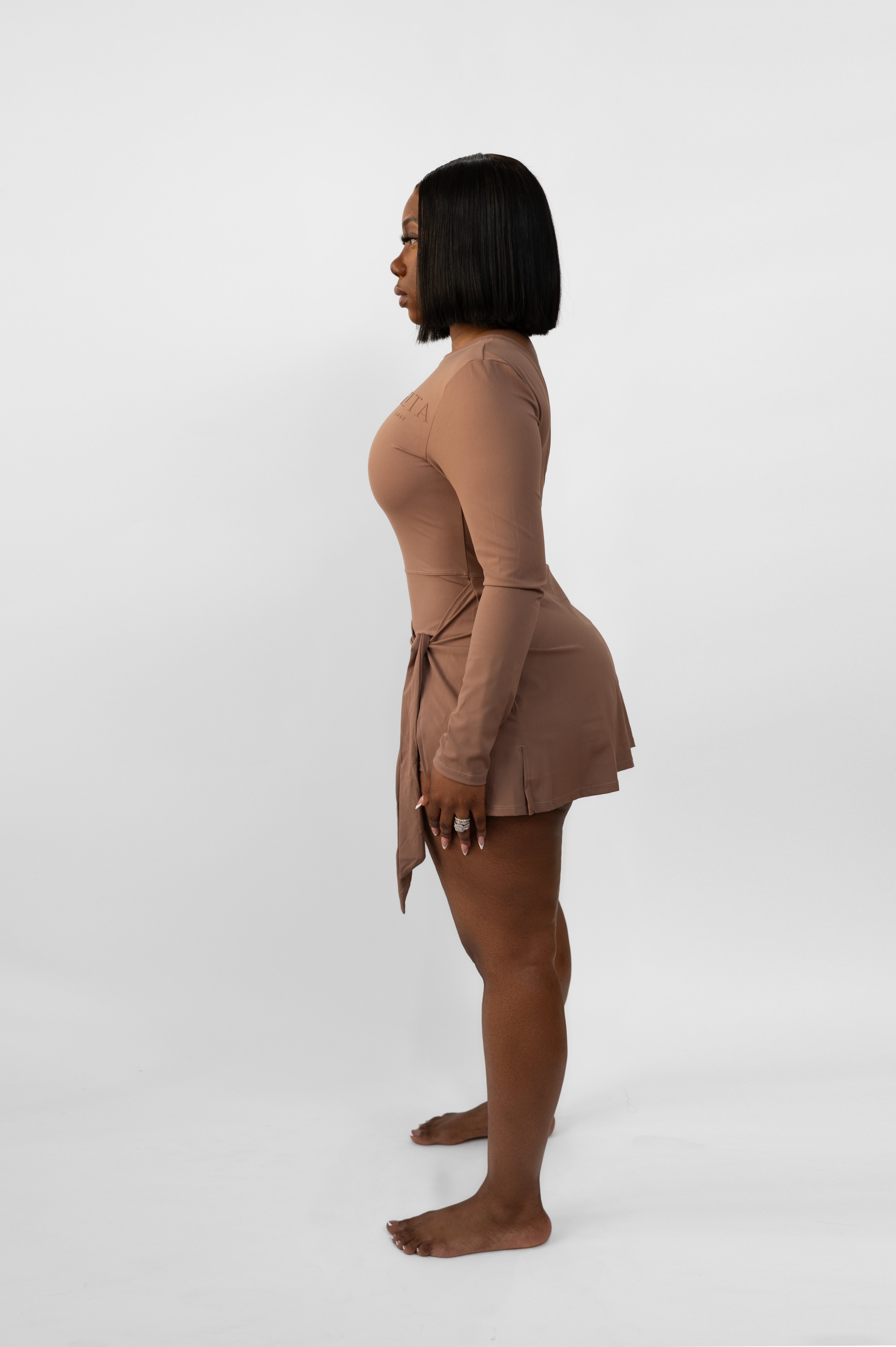 Backless Illusion Tennis Dress