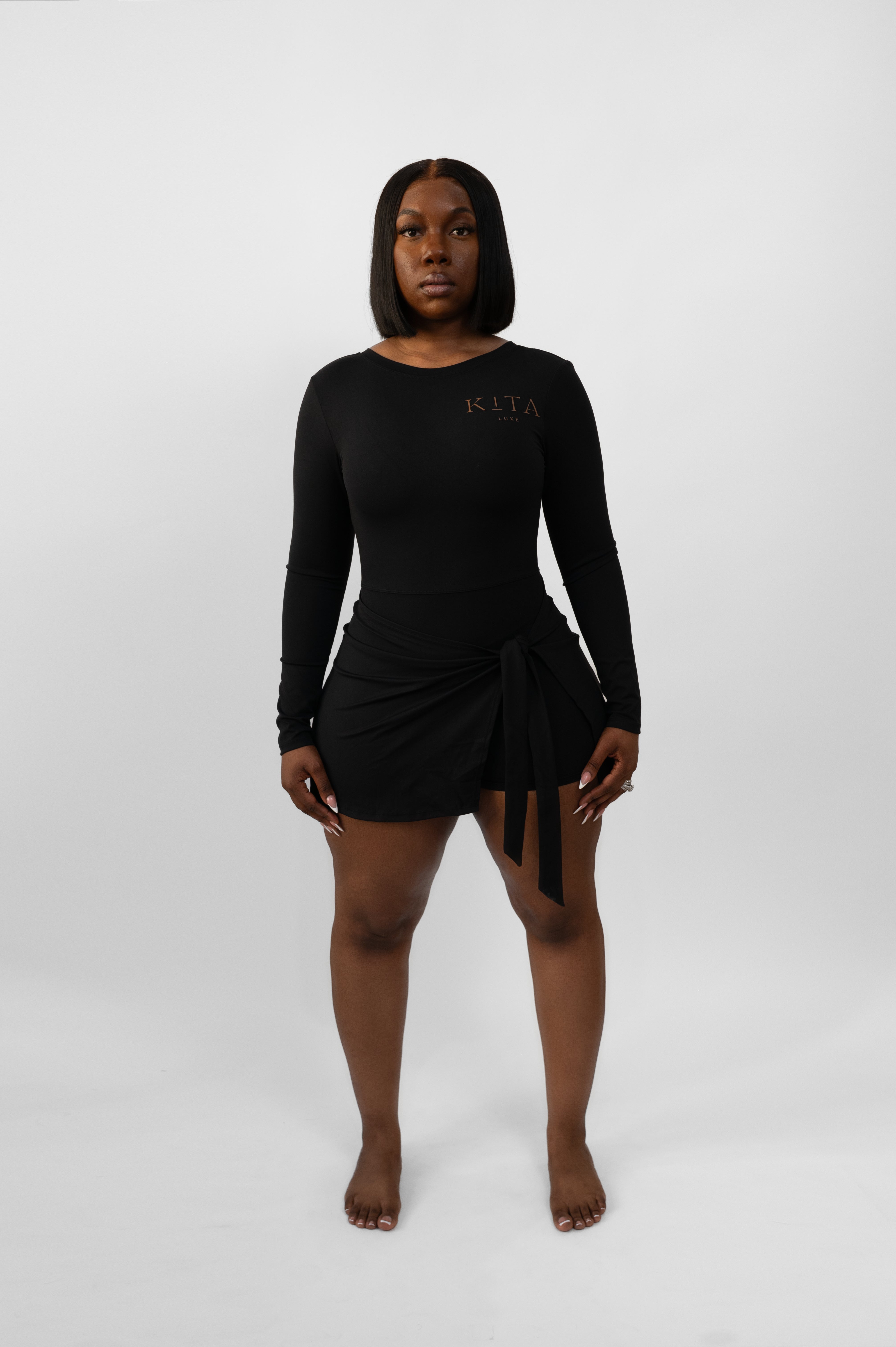 Backless Illusion Tennis Dress