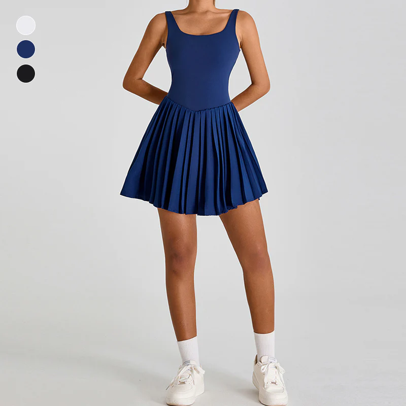 Illusion Two-Piece Backless Dress