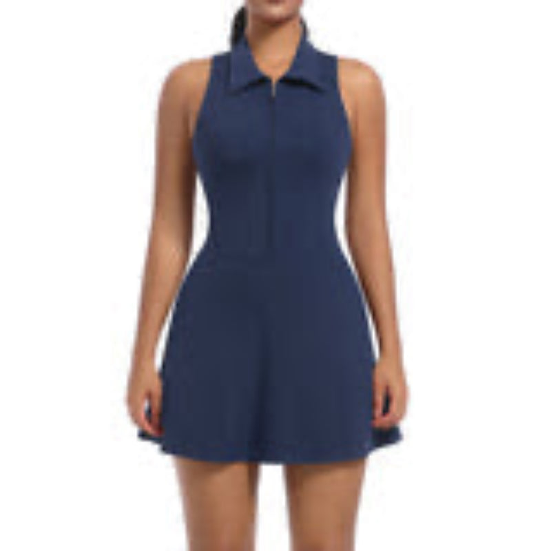 Ultra-Soft Half Zipper Dress