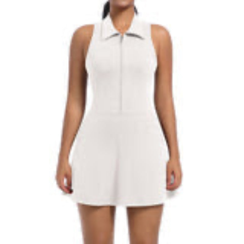 Ultra-Soft Half Zipper Dress