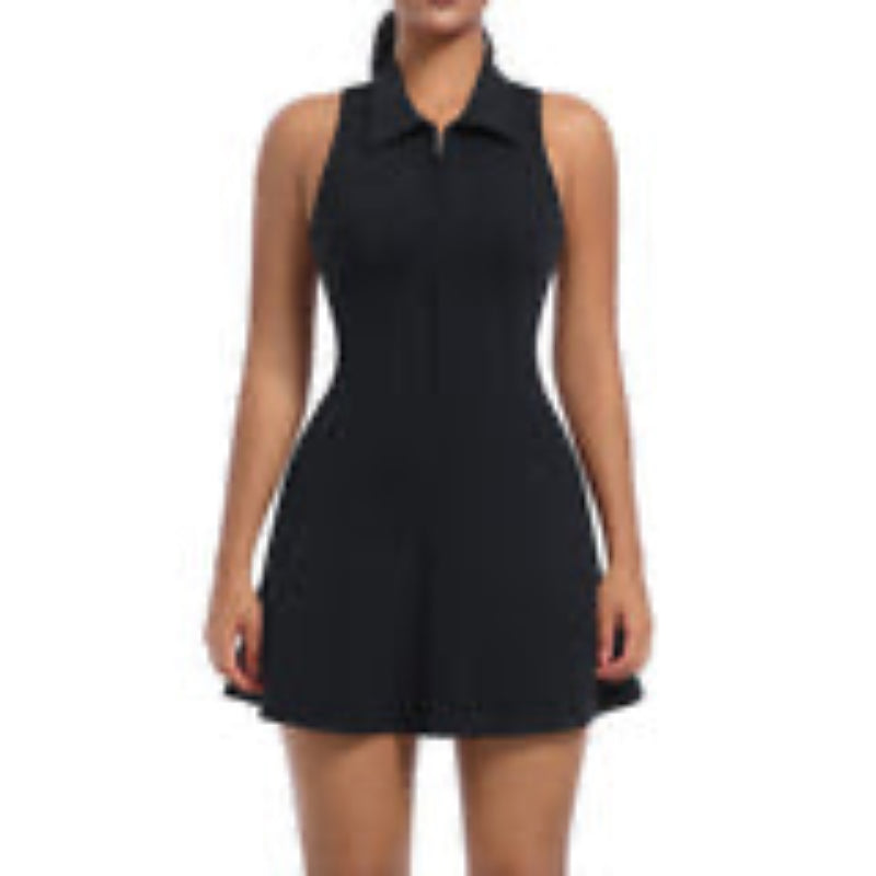 Ultra-Soft Half Zipper Dress